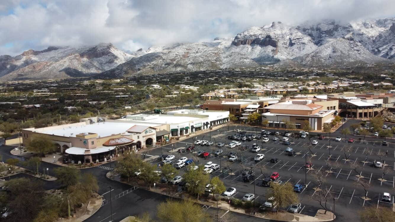 La Encantada Shopping Center Winter Snowfall Tucson Arizona La Encantada Shopping Center Winter Snowfall Tucson Arizona | Ultimate Guide to La Encantada