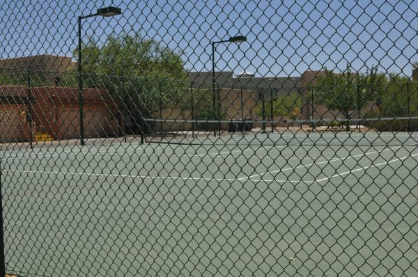 lighted tennis court in Civano | Neighborhood Spotlight: Civano
