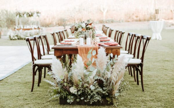 Outdoor Reception Long Table Tanque Verde Ranch Tucson Arizona | Tanque Verde Ranch: An All-Inclusive Vacation in Tucson, AZ