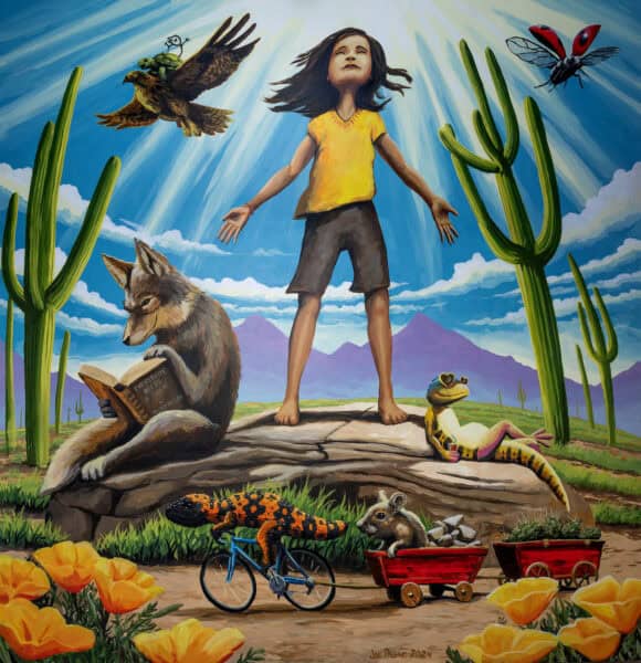 Joel D Valdez Main Library Byrd Baylor Mural Downtown Tucson | Joel D. Valdez Main Library - Attraction Guide