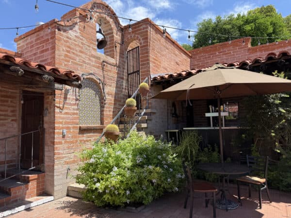 Beautiful Patio Tohono Chul Garden Bistro Tucson Bell Brick Architecture | Tohono Chul Guide (Gardens, Galleries, Bistro)