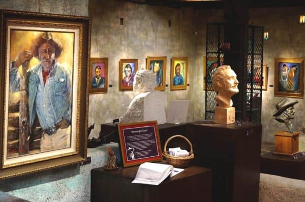 Portraits of Ted DeGrazia at Degrazia Gallery in the Sun | DeGrazia Gallery in the Sun - Attraction Guide