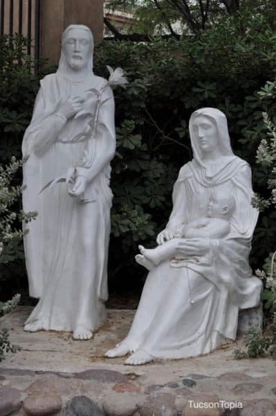 Joseph Mary and Jesus at Garden of Gethsemane | Garden of Gethsemane Guide