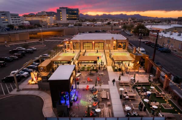 Corbetts Tucson Pickleball Food Drinks Music Downtown | Where to Park in Downtown Tucson