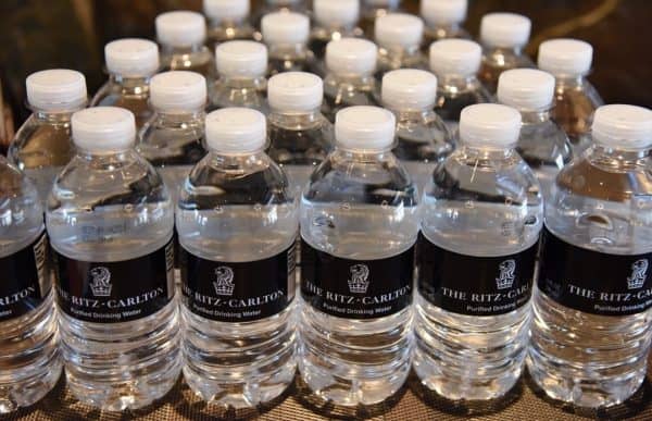 Ritz Carlton water bottles | Resort Report: The Ritz-Carlton, Dove Mountain