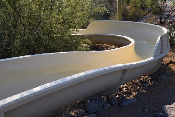 curve of waterslide at Ritz Carlton Dove Mountain | Resort Report: The Ritz-Carlton, Dove Mountain