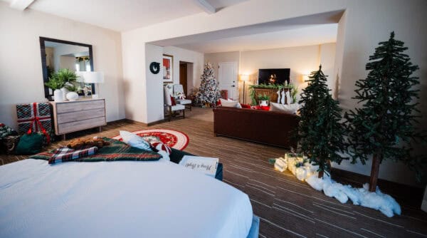 Christmas Tree In Room Holly Jolly Hideaway Suite JW Marriott Tucson Starr Pass Resort | Resort Report: JW Marriott Tucson Starr Pass Resort & Spa