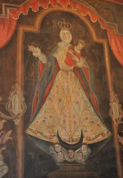 painting at Mission San Xavier del Bac | Guide to Mission San Xavier del Bac