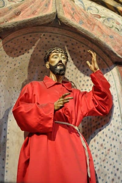 sculpture at Mission San Xavier del Bac | Guide to Mission San Xavier del Bac