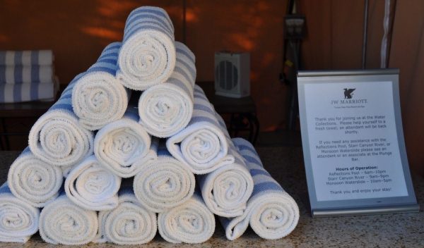 towels at JW Marriott Tucson Starr Pass | Resort Report: JW Marriott Tucson Starr Pass Resort & Spa