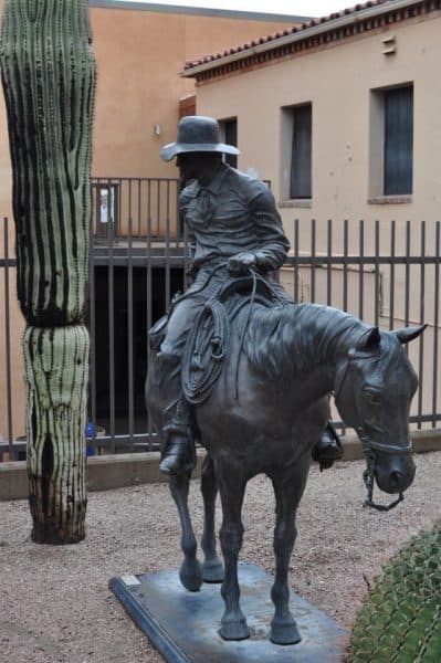 cowboy at Tucson Museum of Art | Ultimate Guide to Tucson Food Tours