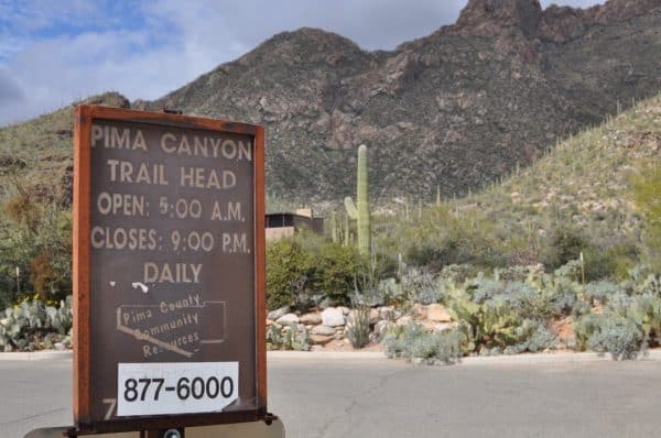 Pima Canyon Trailhead at Tucson AZ | Pima Canyon Trail - Hiking Guide