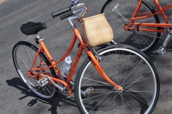 orange bicycle with basket | Ultimate Guide to Tucson Bike Tours