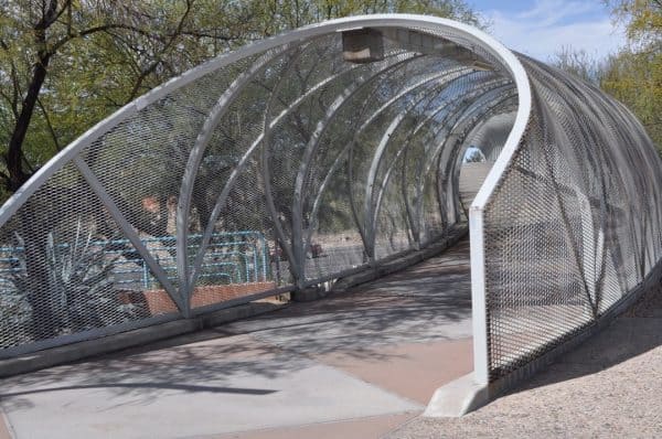 ride thru the Rattlesnake Bridge on Tucson Bike Tours | Ultimate Guide to Tucson Bike Tours