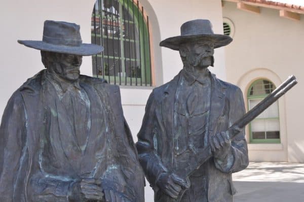 sculptures at Maynards | Ultimate Guide to Tucson Bike Tours