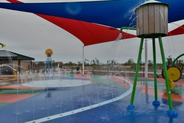 Water Windmill at Marana Splash Pad | Guide to Gladden Farms Community Park – Parking, Hours, Parties!