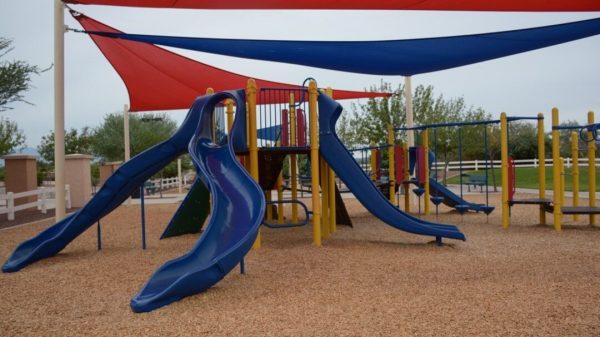covered playground at Heritage River Park | Guide to Gladden Farms Community Park – Parking, Hours, Parties!