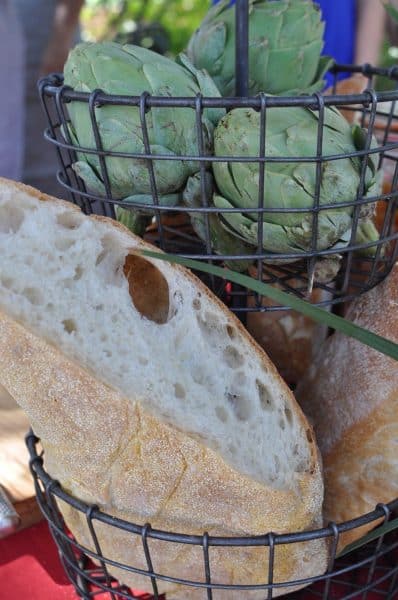 bread and artichokes at Savor Food Wine Festival | SAVOR Southern Arizona Food & Wine Festival - Tucson's Best Foodie Festival!