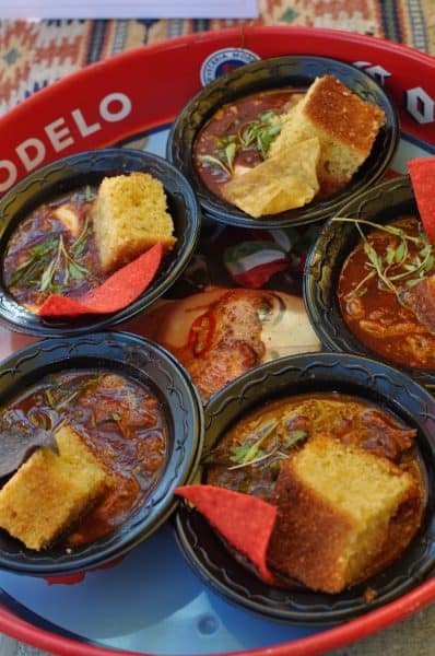 chili and cornbread at Savor Food Wine Festival | SAVOR Southern Arizona Food & Wine Festival - Tucson's Best Foodie Festival!