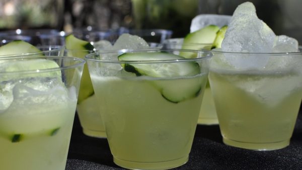 cucumber cocktail on ice at Savor Food Wine Festival | SAVOR Southern Arizona Food & Wine Festival - Tucson's Best Foodie Festival!
