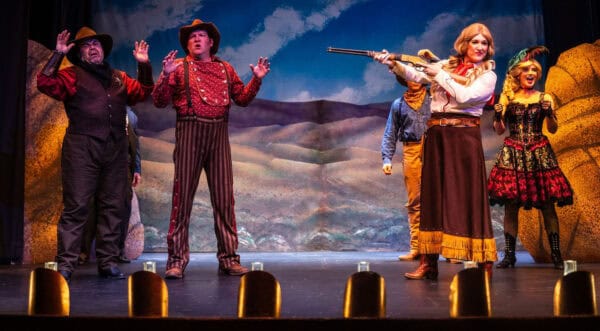 Heather Stricker as Annie Back to the West | The Gaslight Theatre - Tucson's Only Dinner Theatre Experience!