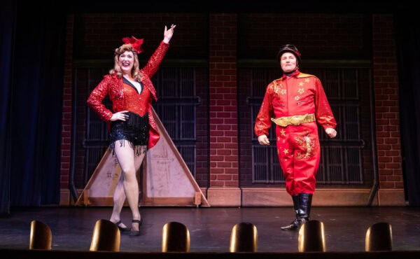 Heather Stricker as Hildegard Mike Yarema as Wilhelm Race to the North Pole Gaslight Theatre Tucson Heather Stricker as Hildegard Mike Yarema as Wilhelm Race to the North Pole Gaslight Theatre Tucson | The Gaslight Theatre - Tucson's Only Dinner Theatre Experience!