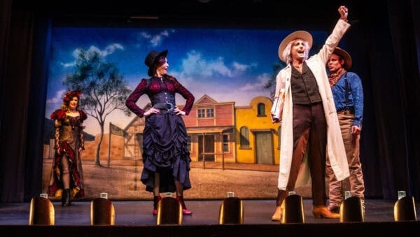 Jacob Brown as Professor Bunsen Back to the West | The Gaslight Theatre - Tucson's Only Dinner Theatre Experience!