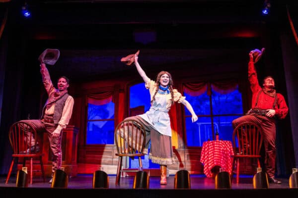 Jonathan Heras Samantha Cormier Jake Chapman L to R Belle of Tombstone Gaslight Theatre Tucson | The Gaslight Theatre - Tucson's Only Dinner Theatre Experience!