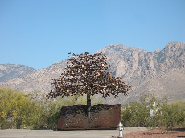 Tree of Knowledge with Mountains2 | Oro Valley Public Library - Attraction Guide