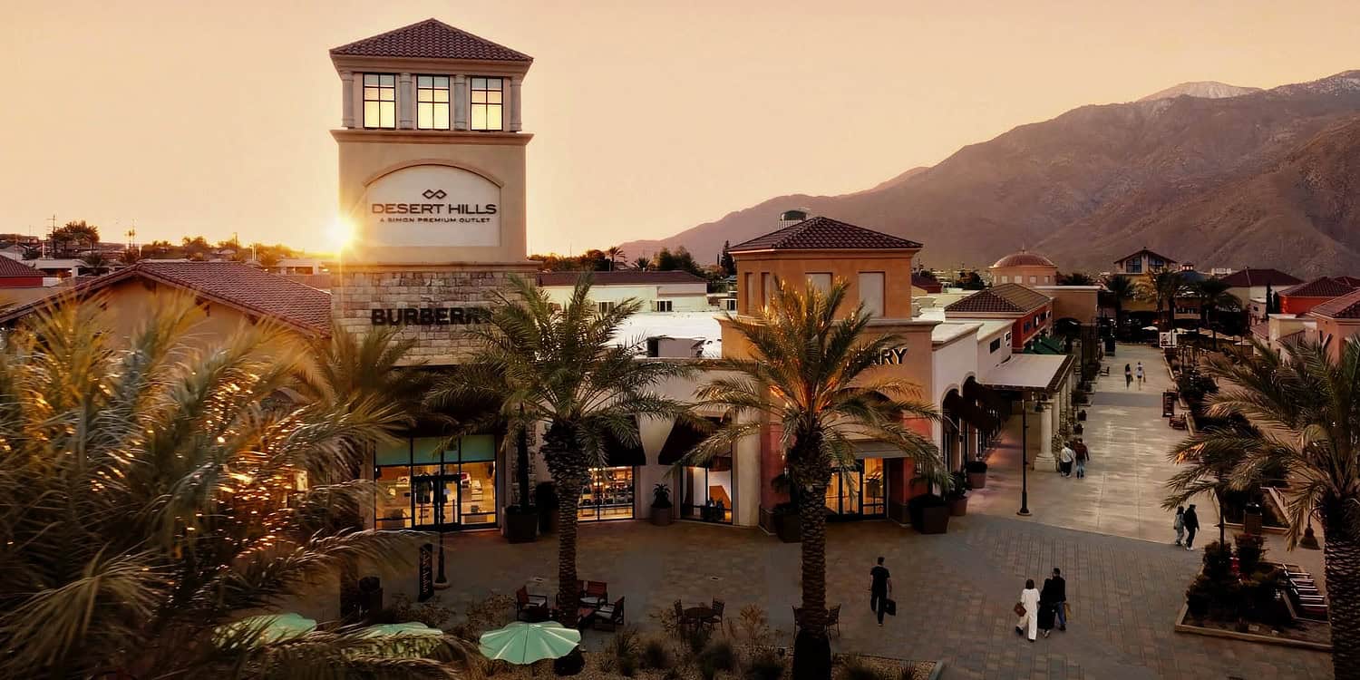 Desert Hills Premium Outlets Cabazon California | Road Trip: Tucson to Irvine