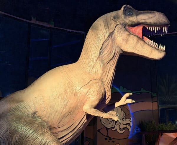 Holey Moley Mini Golf Dinosaur Irvine California | Road Trip: Tucson to Irvine