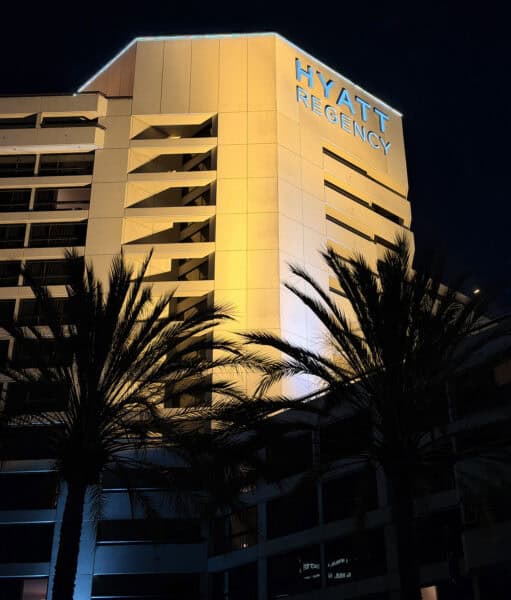 Hyatt Regency Irvine California Night | Road Trip: Tucson to Irvine