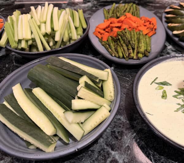 Regency Club Fresh Vegetables Hyatt Regency Irvine California | Road Trip: Tucson to Irvine