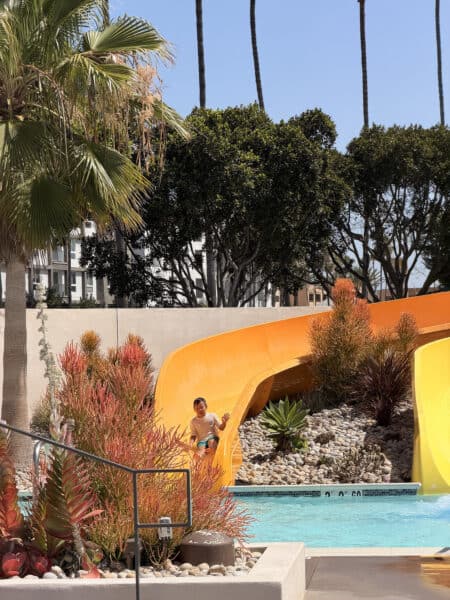 Waterslide Kids Hyatt Regency Irvine California | Road Trip: Tucson to Irvine