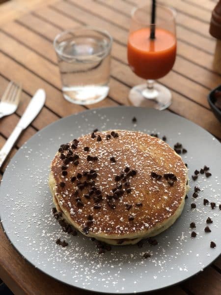 chocolate chip pancakes Mowry Cotton Phoenician Resort | Road Trip Guide: Tucson to Scottsdale