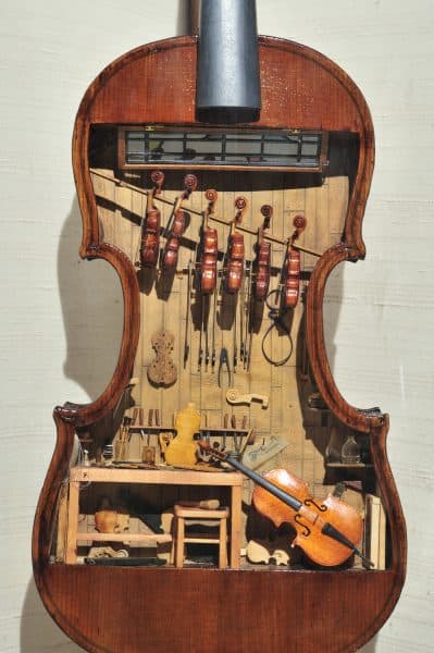 18th Century Violin Makers Shop Foster Tracy Mini Time Machine Museum | The Mini Time Machine Museum of Miniatures - Attraction Guide