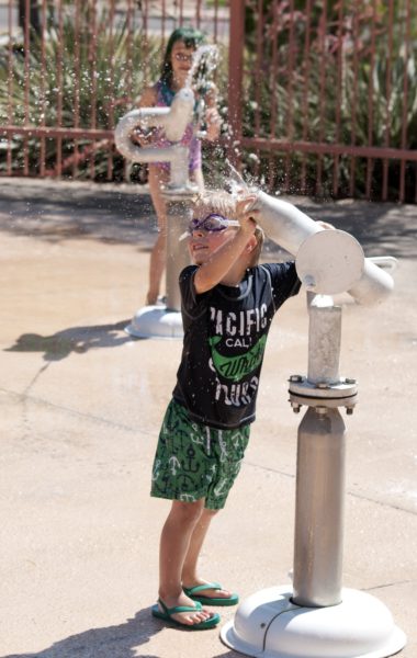 children playing Catalina Park Splash Pad | Guide to Catalina Park - Parking, Hours, Parties