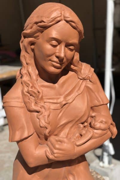 girl with rabbit sculpture Balboa Park | ROAD TRIP: Tucson to San Diego