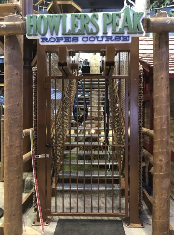 Howlers Peak Ropes Course Entrance Great Wolf Lodge Arizona