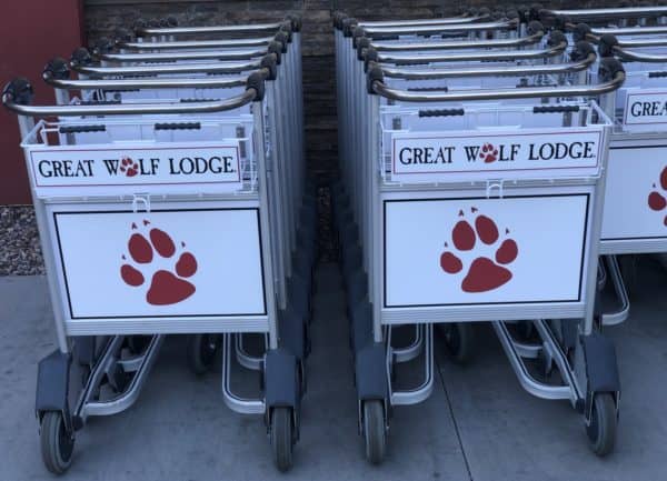luggage carts Great Wolf Lodge Arizona luggage carts Great Wolf Lodge Arizona