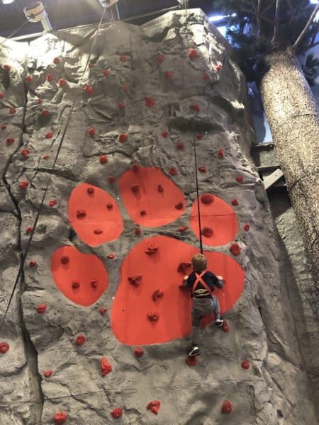 three year old climbing wall Great Wolf Lodge Arizona three year old climbing wall Great Wolf Lodge Arizona