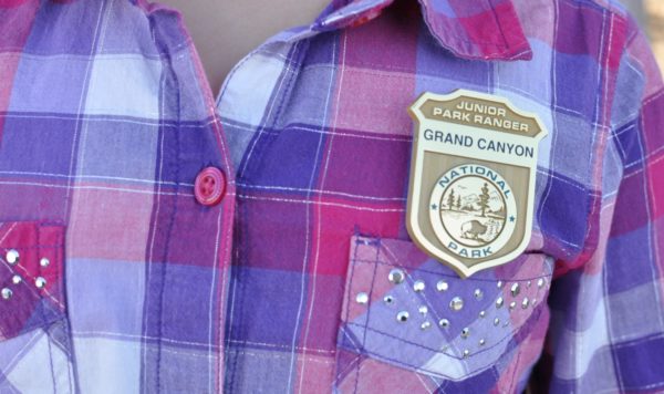 Junior Park Ranger Badge Grand Canyon National Park Arizona | ROAD TRIP: Tucson to Grand Canyon Railway