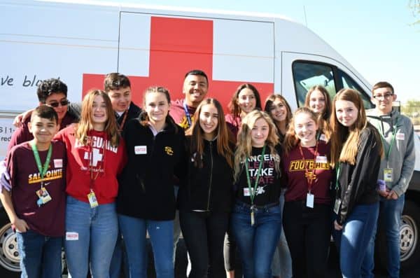 American Red Cross Southern AZ Tucson Teen Volunteers from Salpointe | 20+ Places for Teens to Volunteer in Tucson
