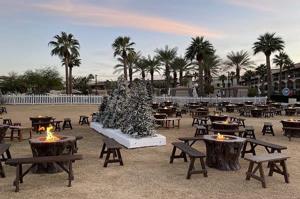 Fire Pits Cozy Christmas at the Princess Fairmont Scottsdale | Christmas at the Princess - A Magical Scottsdale Getaway!