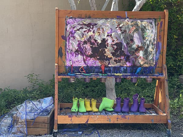 Painting Station Boots Smocks Childrens Museum Oro Valley Tohono Chul | Guide to Tohono Chul (Gardens, Galleries, Bistro)