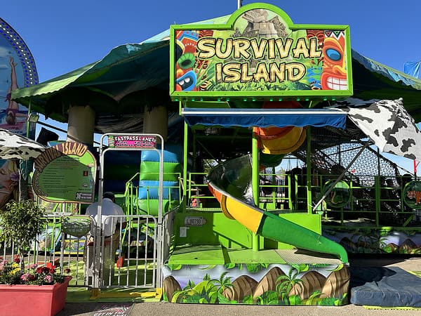 Survival Island Obstacle Course Kiddie Land Carnival Pima County Fair Tucson | Pima County Fair 2024 - Attraction Guide