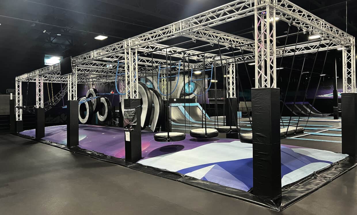 Ninja Course Jumping Cholla Trampoline Park Tucson