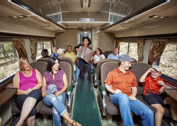 Grand Canyon Railway First Class Seats | ROAD TRIP: Tucson to Grand Canyon Railway