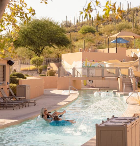 Lazy River Waterslide JW Marriott Tucson Starr Pass Resort | 5 Best Hotel Pools for Kids in Tucson