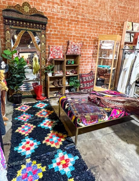 Antique Mirror Rugs Bedding Midtown Mercantile Merchants Tucson | Midtown Mercantile Merchants - Vintage and Antique Mall in Central Tucson